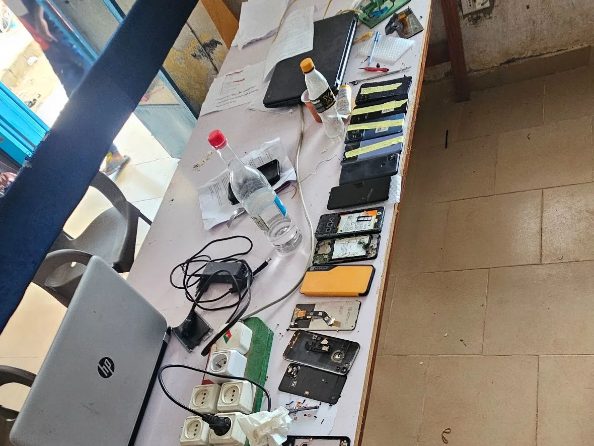 Atelier de maintenance telephone
